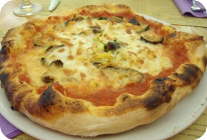 A Neapolitan style pizza in Florence