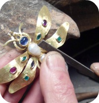 Florence Shopping - Gold Jewelery - OroDue closeup piece