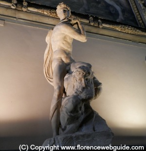 Palazzo Vecchio in Florence is home to Michelangelo's 'Victory'