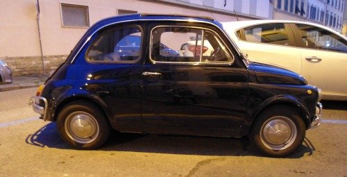 Vintage Fiat 500 - a famous Italian car